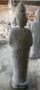  Product image 5 of the product “Standing Buddha with floral carving, Abudaya position. 54 x 36 x 176cm. Natural stone (river stone), stonemasonry ”
